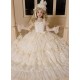 Mademoiselle Pearl Cream Cake Deluxe Bridal One Piece and FS(Reservation/Full Payment Without Shipping)